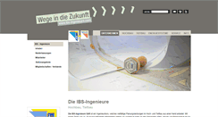Desktop Screenshot of ibs-ingenieure.com